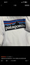 巴塔哥尼亚（Patagonia）男士混纺棉轻便logo潮流圆领长袖T恤卫衣L/S P-6 Logo 38518 WHI（白里发蓝） S 实拍图