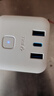 公牛（BULL）30WPD苹果快充魔方插座/插线板/插排/接线板 Type-c+USB+3插孔 全长3米白色 GNV-UU2303B 总控开关 实拍图