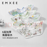 嫚熙（EMXEE）婴儿口水巾宝宝纱布围嘴纯棉薄款围兜可旋转按扣【礼盒装 3条】 梦幻乐园+绮幻花信+精灵密语 实拍图