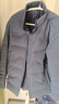 劲霸男装鸭绒羽绒服男立领纯色冬季保暖茄克羽绒服NRHG4002 灰色 2XL 实拍图