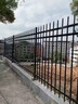 锌钢围墙围栏工厂小区铝合金铁艺外墙工厂隔离学校防护栏杆栅栏 三横杆 实拍图