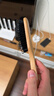 无印良品（MUJI）水青冈发梳 头皮护理发梳 外出旅行便携 梳子 长约20cm 实拍图