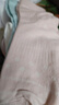 甜美蓝色袜子女夏薄款纯色网眼透气吸汗堆堆袜miumiu芭蕾风中筒袜 【白色+蓝色+粉色】 3双 实拍图