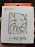 ID-COOLING9CM薄扇 白色无光机箱风扇  PWM温控 可适用ITX下压式电脑散热器风扇9015规格 TF-9215-W 实拍图