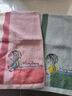 金号A类儿童毛巾纯棉100%洗脸小毛巾洗脸帕小孩毛巾女士面巾2条 实拍图