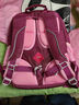 Larkpad（乐客派）小学生书包男女孩儿童书包1-3-6年级减负双肩背包 058玫瑰红 实拍图