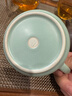 祥业song杯子汝窑泡茶壶陶瓷大号功夫茶具西施壶汝瓷单壶提梁壶泡茶器 大石瓢壶 260ml 实拍图
