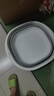 妙美38CM折叠盆大号洗脸盆1个家用出差宿舍便携式可折叠洗菜盆洗脚盆  实拍图