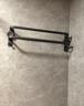 四季沐歌（MICOE）毛巾架 免打孔浴巾架卫生间浴室厕所挂架太空铝毛巾双杆置物架 实拍图