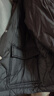 太平鸟女装羽绒服轻薄多巴胺无胆衬衫羽绒休闲外套短款 黑色 S 实拍图