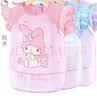 Hello Kitty儿童罩衣宝宝吃饭围兜防水饭兜围裙幼儿园反穿衣U4013美乐蒂粉S 实拍图