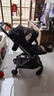 U'BEST【送货到家】UBEST优贝斯双向婴儿推车高景观婴儿车手推可坐可躺 爵士黑旗舰版（坐垫+餐盘）双向 升级版 实拍图