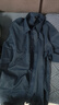 罗蒙（ROMON）纯色商务职业正装男士衬衫工装男装长袖衬衣男CS108藏青色5XL 实拍图