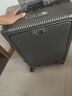 双星（doublestar）登机箱行李箱可上飞机20男士商务女开盖拉杆箱旅行箱密码箱皮箱子 哑光灰色【usb+杯架】 24寸【商务出差、上学】 实拍图