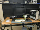 喜米莱【热卖款式】电动升降桌电脑电竞桌台式学习书桌实木办公直播桌子 【单电机】胡桃色+黑腿18mm桌面 长160宽70高75cm 实拍图