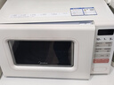 美的小滋味系列快手微波炉变频 20L家用小型奶油风百搭复古转盘式 一级能效低频轻音邪修菜谱（M2H2） 奶白色 实拍图