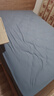 无印良品A类全棉床笠 纯棉床笠单件床垫保护罩全包防尘套 湖蓝1.5米 实拍图