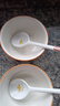 【超级爆品】陶瓷碗高颜值饭碗加厚碗勺套装可爱卡通碗盘餐具套装 山菊花2碗2勺 实拍图