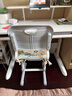 育才儿童学习椅子中小学生写字椅写作业可升降调节家用书桌椅靠背座椅 基础款升降34-44cm 灰色 实拍图