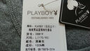 花花公子德绒秋衣秋裤男保暖内衣男磨毛羊绒贴片套装桑蚕丝10A抗菌防螨秋 实拍图