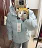 波司登（BOSIDENG）25年新款羽绒服90绒女短款连帽保暖防风修身加厚外套B250245112XS 净水蓝|5981-欧若风 M 165/88A 体重约125-140斤 实拍图