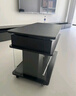 法莎蒂可移动升降高级茶几沙发边几客厅家用中古边几小推车置物架 【黑岩板+黑色】可移动小推车边几 实拍图