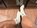 耐克(NIKE)袜子男子 速干透气篮球袜 短袜三双装SX7677-100白XL 实拍图