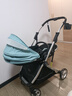 酷贝乐（coballe）婴儿车0-3岁用折叠可坐可躺减震遛娃神器轻便溜娃新生儿宝宝推车 雀湖蓝(轻巧便携+全罩遮阳) 实拍图
