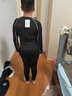 昇亿 儿童紧身衣训练服运动套装健身速干衣弹力保暖足球训练篮球服 【长袖】灰线两件套 150 （30码 适合70-80斤） 实拍图
