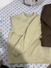JEANSWEST LIFE真维斯加绒卫衣男秋冬季加厚保暖外套三角设计重磅灰色圆领上衣 实拍图