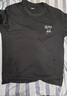 名创优品（MINISO）短袖男纯棉休闲宽松夏季圆领百搭青少年潮流半袖t恤 黑 3XL 实拍图