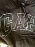 GAP男女装2025秋季新款LOGO仿羊羔绒宽松连帽衫卫衣美版 海军蓝 XL 美码  2XL亚洲码185/108A 实拍图