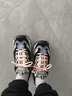 斯凯奇女鞋厚底松糕拼色老爹鞋熊猫鞋13143 黑色/灰色/BKGY 39  实拍图