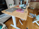 京东京造电动升降电脑桌电竞桌 书桌 桌子学习桌  单电机1.4m原木色 实拍图