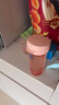 特百惠（Tupperware）茶韵500ML塑料杯男女士学生夏季运动水杯子户外便携大容量  粉色 实拍图