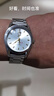 钻石老上海钻石牌手表男士机械表原厂库存17钻手动上链全新简约纪念表 实心钢带款 实拍图