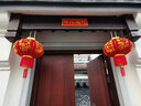 欧妮姿灯笼大门挂的2026大红灯笼灯吊灯一对阳台新年节日春节过年装饰 60#年年好（1对装-带灯） 实拍图