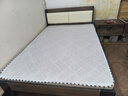 澹雅 床 实木床双人床软包床现代简约欧式轻奢储物主卧大床 床+10cm椰棕床垫 1.35m*2.0m 实拍图