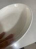 洁雅杰陶瓷盘家用白瓷盘子9英寸中式釉下彩餐盘菜盘汤盘 2只装 新骨瓷 实拍图