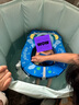 鲸保婴儿游泳圈0-8个月宝宝游泳圈新生儿防侧翻免充气坐圈K7910蓝色 实拍图