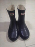 回力雨鞋女时尚雨靴户外雨天防水鞋防滑短靴耐磨胶鞋水靴6023黑色40 实拍图