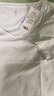京东京造短袖T恤女10A抗菌秋季新款修身显瘦女装抑菌防汗 白色V领 M 实拍图