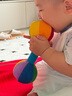 jollybaby婴儿视力追视训练宝宝手抓球触觉感知摇铃球类玩具-训练哑铃-彩色 实拍图