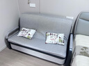 蓝皙【SF闪发】折叠沙发床两用 小户型客厅双人多功能沙发床可储物 宽1.5米长1.92米+5cm海绵2cm乳胶 带储物款（默认浅灰） 实拍图