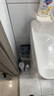 西门子（SIEMENS）开关插座防水盒 通用86型暗装面板防溅盒 透明黑(可90°悬停) 实拍图
