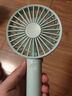 京东京造手持桌面两用便携式手持小风扇usb充电静音大风力电风扇随身小型户外露营迷你桌面电风扇薄荷绿 实拍图
