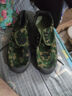 工地解放鞋防穿刺男胶鞋耐磨透气帆布鞋迷彩劳保鞋防砸工作鞋  普通低帮小花 42 实拍图