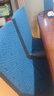 加厚椅子套万能通用型餐椅套罩家用连体弹力针织简约四季通用椅套 长城格裙摆-雾霾蓝 6个装 实拍图