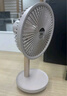SOLOVE素乐质造F5桌面小风扇空气循环扇usb充电小型便携宿舍办公室户外露营台式摇头空调伴侣大风力 粉 实拍图