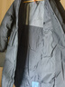 鸭鸭（YAYA）王一博同款冰壳羽绒服女长款过膝冬季新款时尚情侣男女泡芙外套HY 青光黑色（冰壳2.0男女同款） S (165) 实拍图